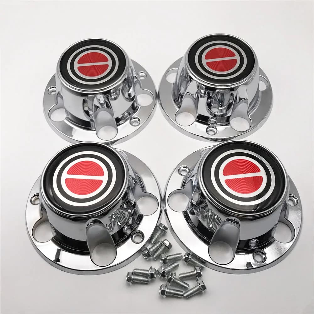 4 pièces ensemble 180mm adapté pour F-150 F150 Bronco Van 1980-1996 voiture camion jante personnalisée moyeu de roue capuchon central enjoliveurs 201782 RD RD