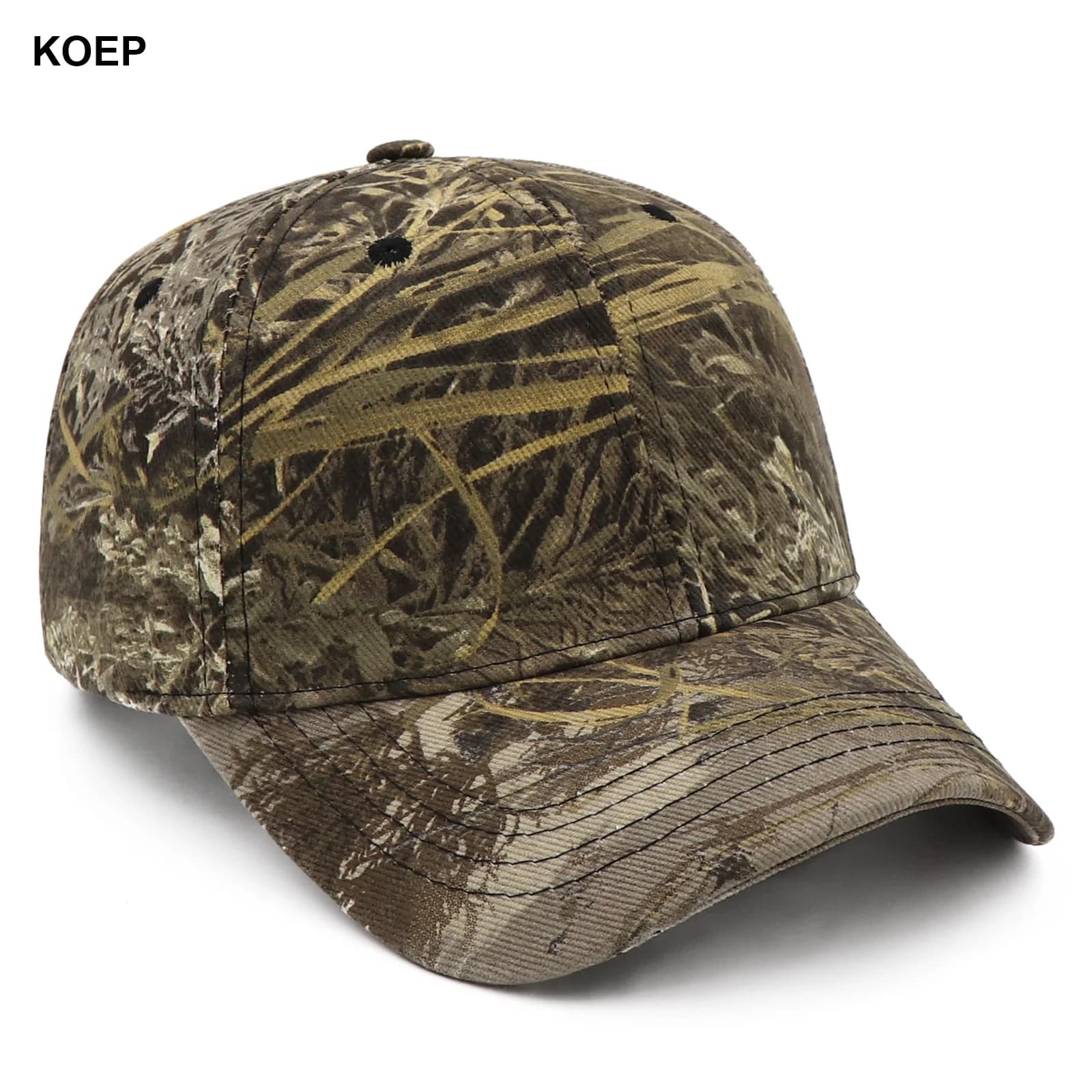KOEP nouveau chapeau de Baseball de pêche dans la Jungle en plein air Casquette homme Camouflage chapeau de chasse Casquette os coton arbre Camo Snapback papa casquettes