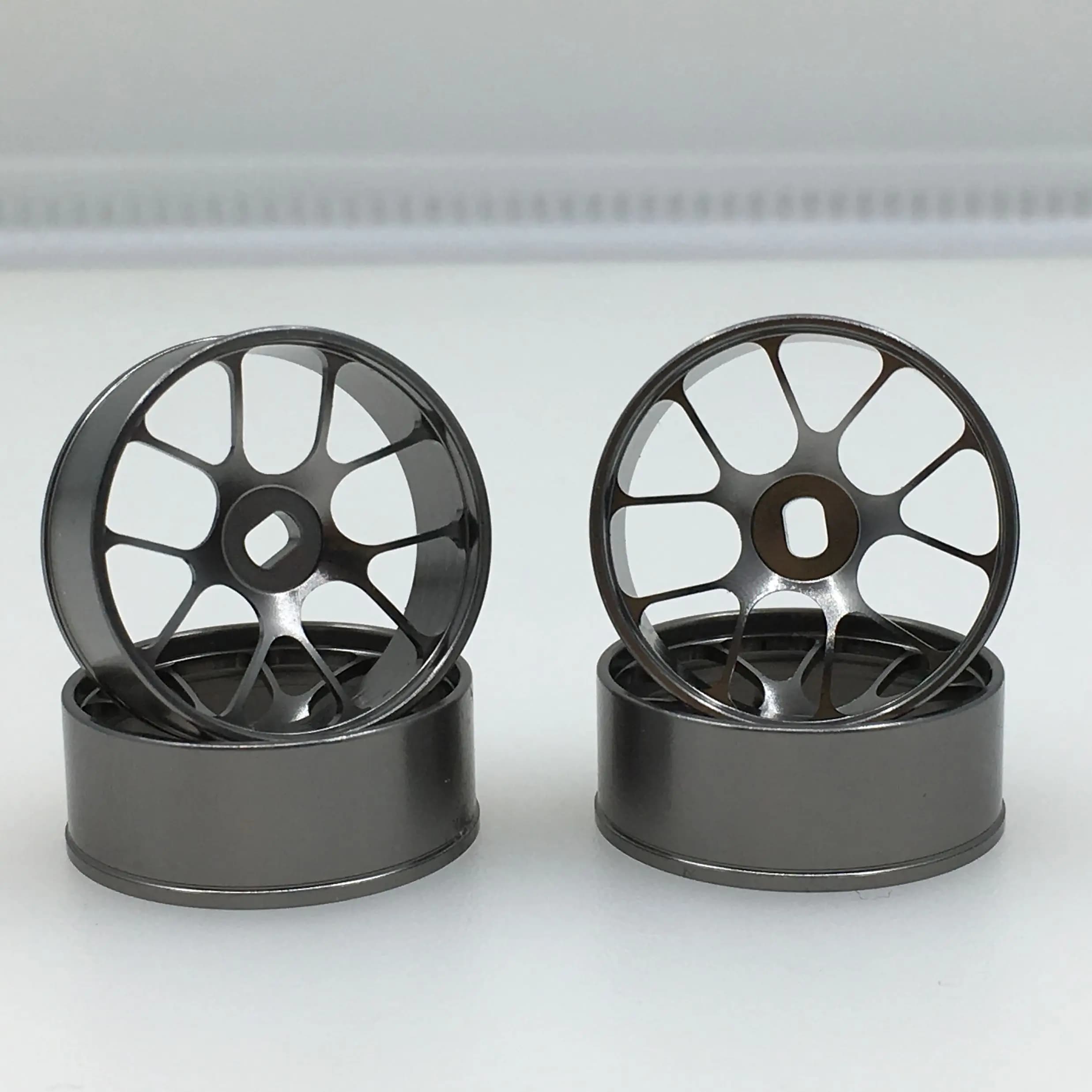Roue métallique de diamètre 22.5mm pour voiture RC 1/28 1/24 DriftArt DA4 Wltoys K989 K969 Hgd1 mini-q XRX DRZ ATM