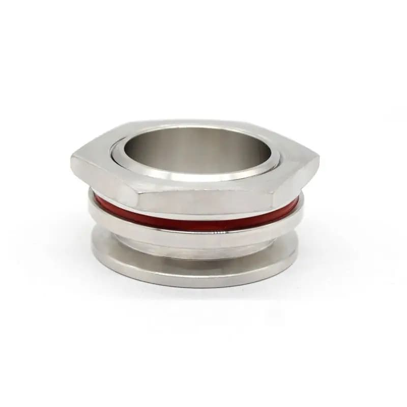 1.5 "2" Tri-Clover sans soudure cloison raccord de Compression brassage à domicile Bulkehad 304 acier inoxydable bouilloire à la maison Tri pince cloison