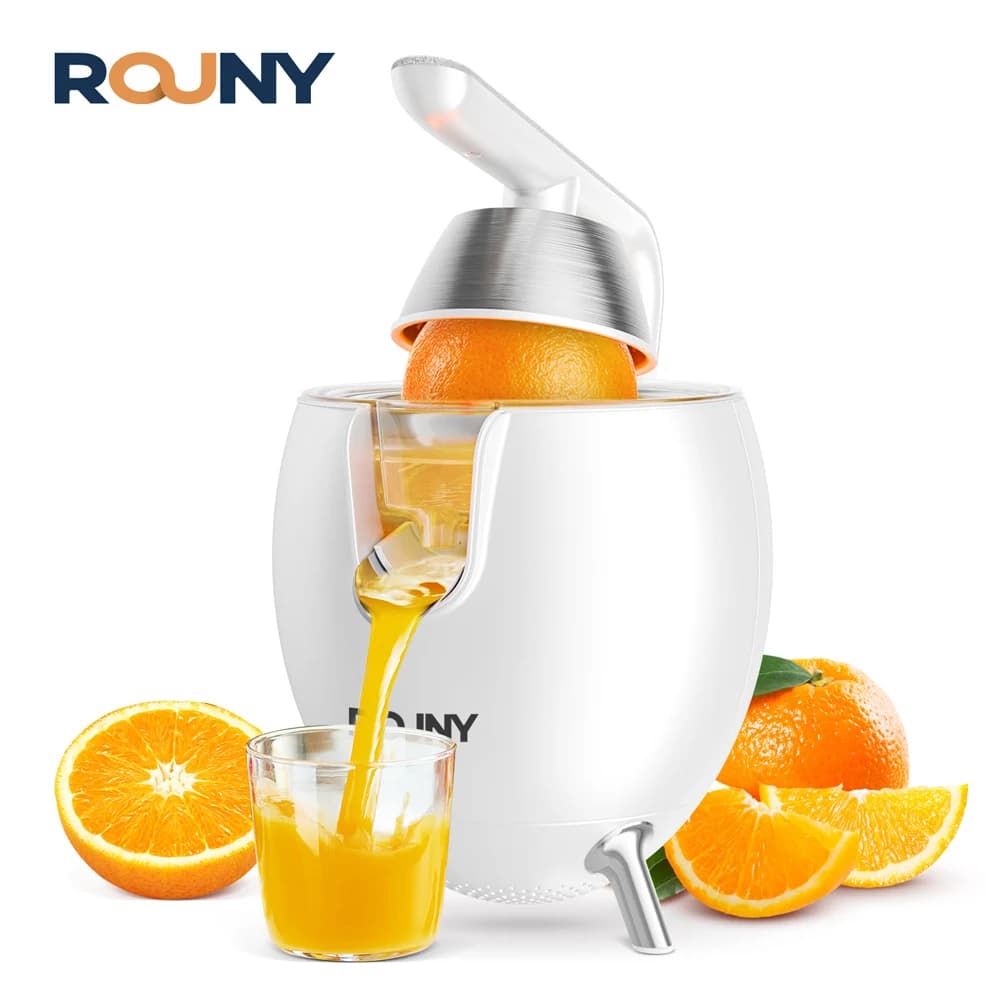 Presse-agrumes, 850W, en acier inoxydable, pour oranges et citrons, presse-agrumes électrique, presse-agrumes à noyau dur, poignée en aluminium moulé sous pression