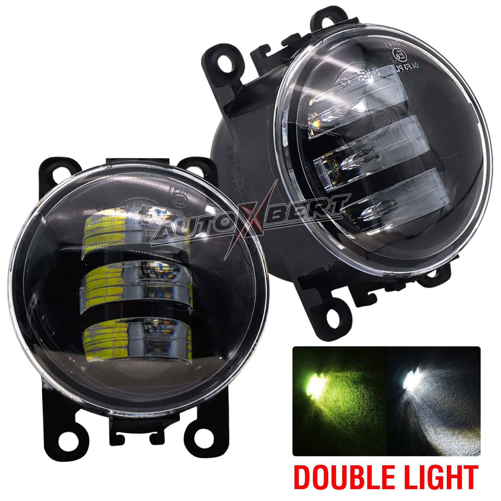 Ensemble de phares antibrouillard pour Suzuki, 2 pièces, interrupteur LED, pour Suzuki Jimny Grand Vitara Alto Swift 3, pour Mitsubishi Outlander
