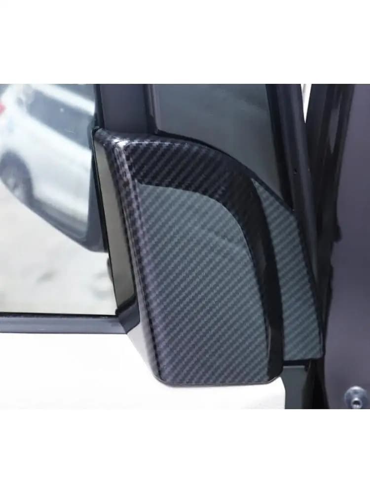Couverture de cadre triangulaire en fibre de carbone, autocollant de garniture, style de voiture, pilier A, accessoires intérieurs, document pour Nissan NV200 Evalia 2013-2018