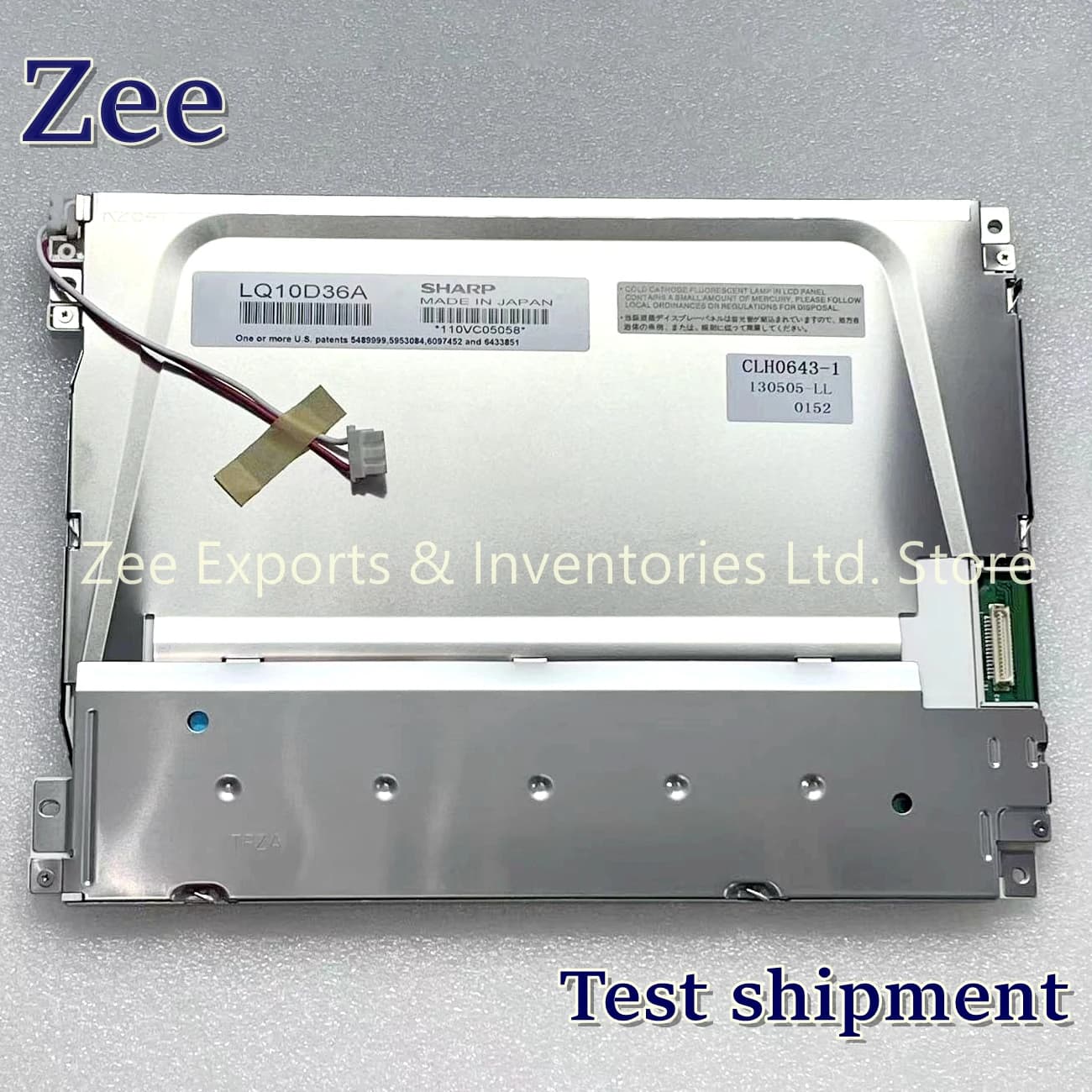 Nouveau Grade A originale LQ10D368 LQ10D367 LQ10D36A pour panneau LCD Sharp, écran Fanuc de 10.4 pouces (test 100% avant expédition)