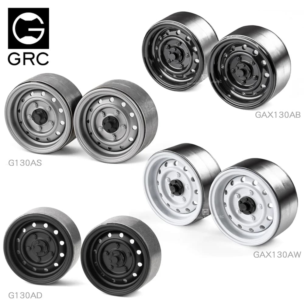 GRC Jante lourde de roue en métal à l'ancienne de 1,9 pouces # G03 pour 1/10 RC voiture chenille TRAXXAS TRX4 SCX10 90046 D110 AT4 FCX10 LC76 LC71