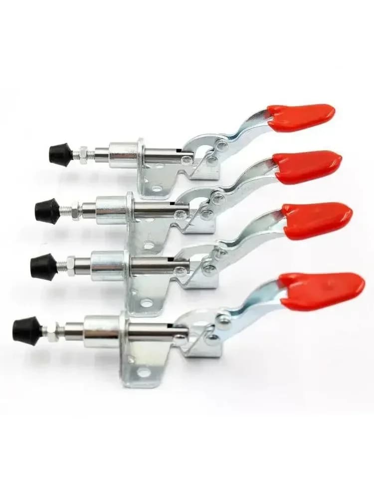 4Pcs GH-301AM 45 Écrous Tognudden Pince à dégagement rapide nervure Action Verticale/Horizontale Type Pinces Barre en forme de U Outil à main Pour le travail de calcul