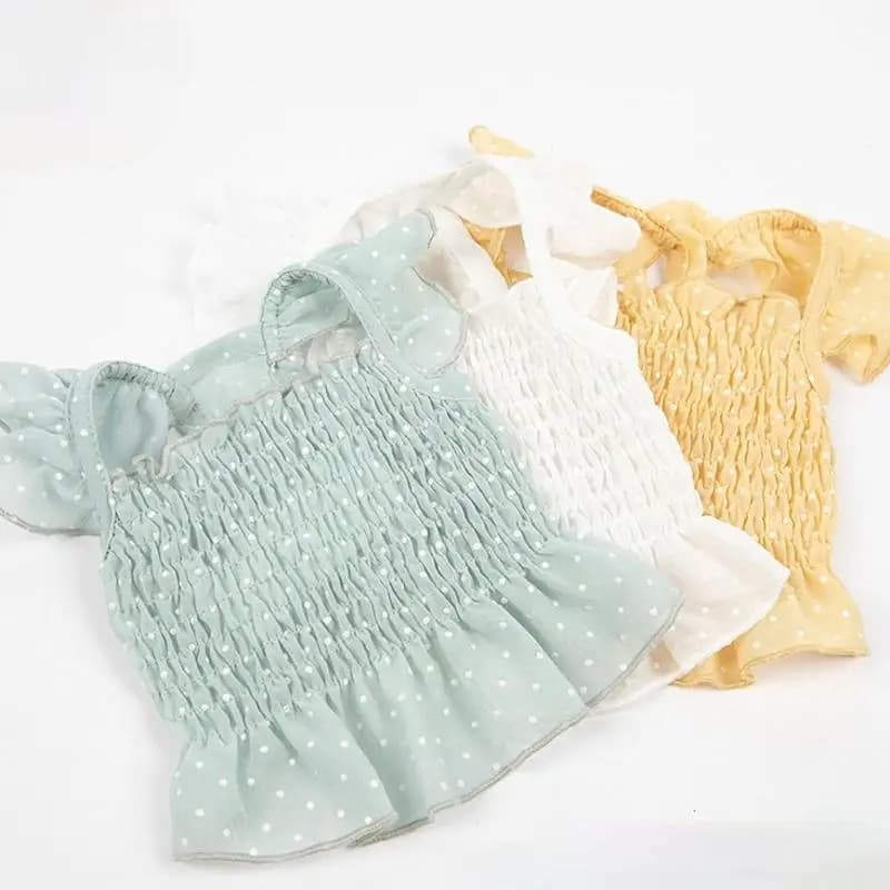 Vêtements pour animaux de compagnie, en mousseline de soie, nombril, robe courte, écharpe Teddy Than Panda, gilet pour chien, chemise pour chiot, nouvelle collection
