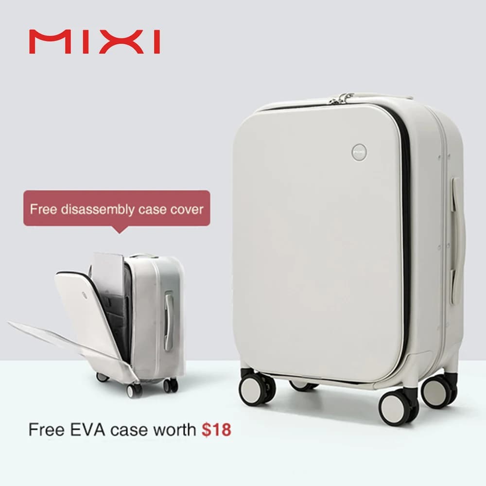 Mixi marque Design de luxe valise à main en Polycarbonate voyage bagage roulant avec roues Spinner serrure TSA 18 20 pouces
