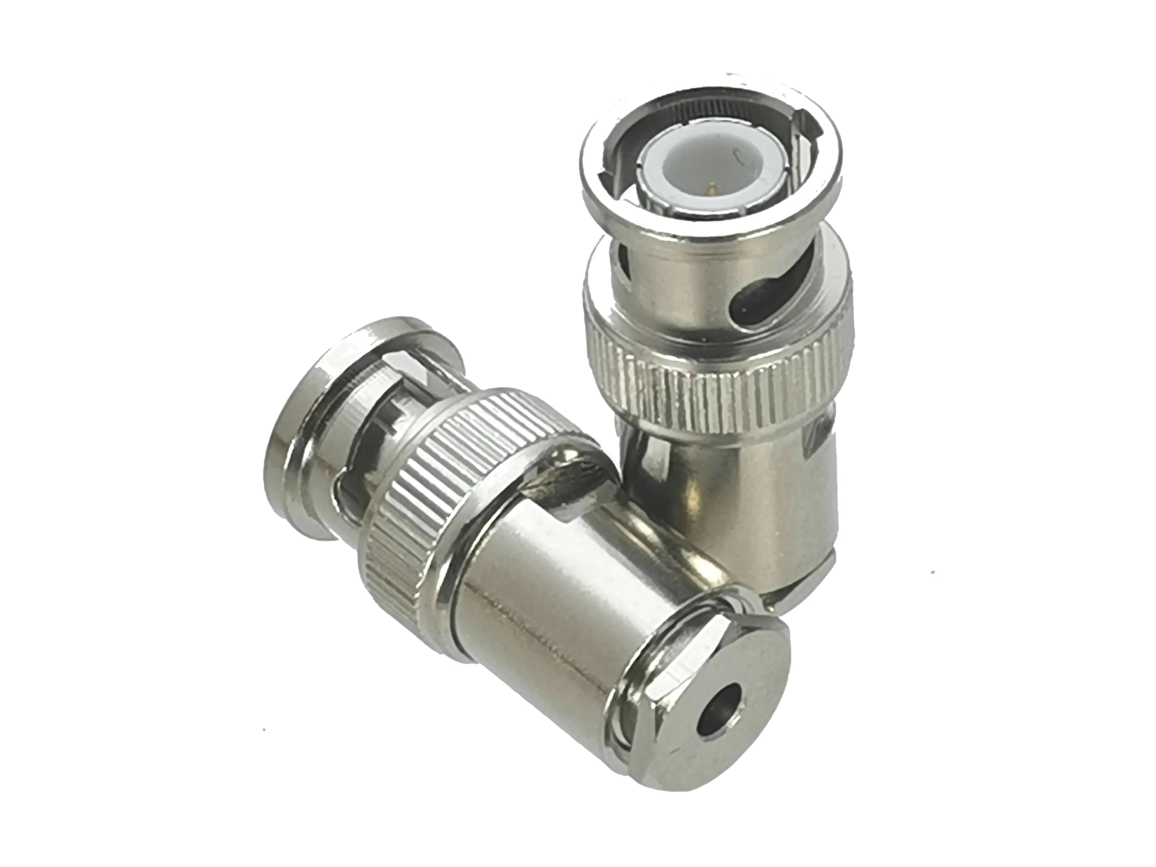 Connecteur BNC mâle, pince à prise RG174 RG316 LMR100, câble droit