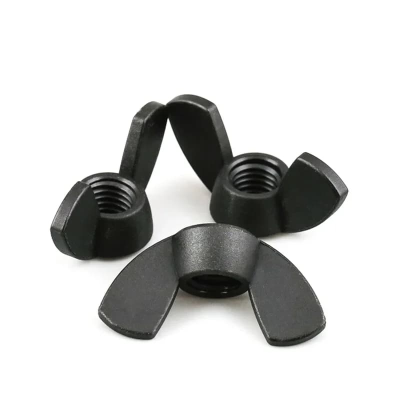 Écrous en nylon, écrous papillon, écrous à oreilles en plastique M3 M4 M5 M6 M8 M10 M12