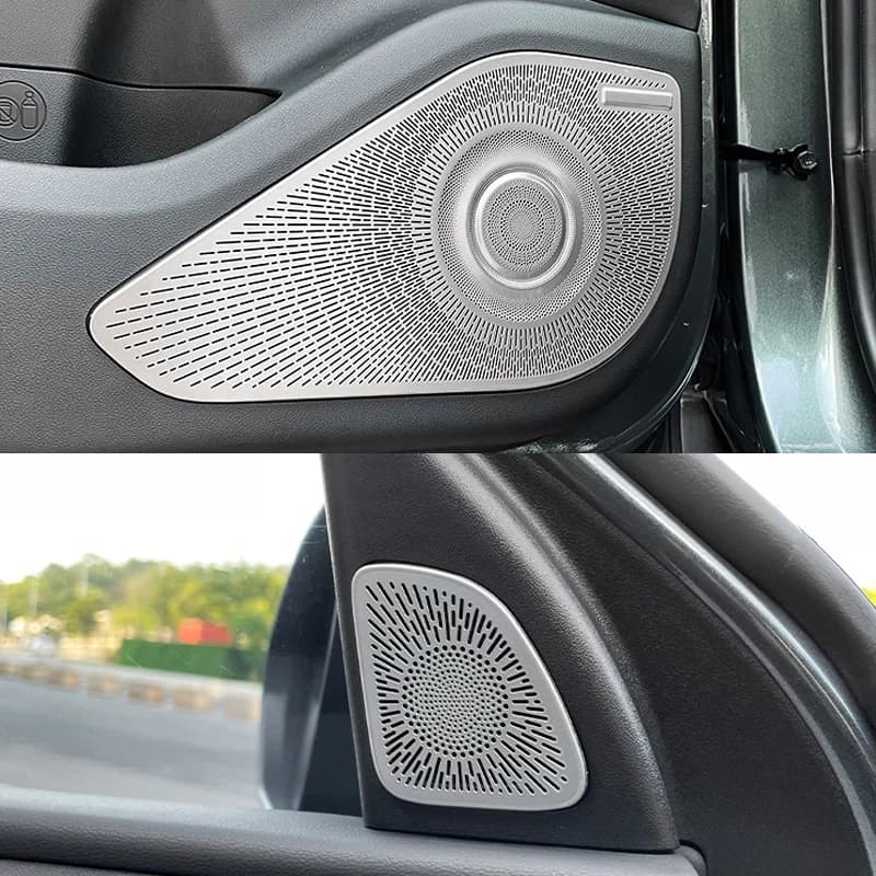 Garniture de couverture de lunette de haut-parleur Audio de porte intérieure, garniture pour Hyundai Tucson NX4 2021 2022 2023, accessoires de couverture de haut-parleur de porte