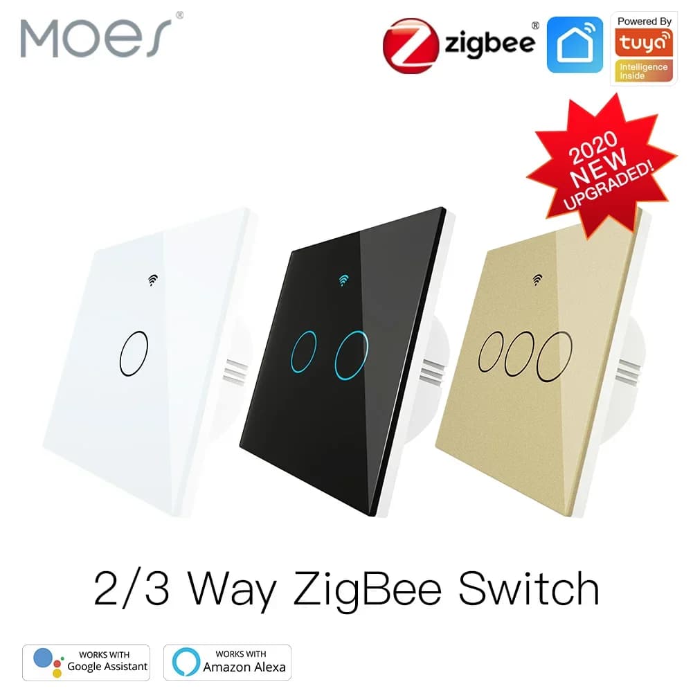 Zigéquation-Joli d'éclairage mural tactile intelligent, melon al, pas de melon al, pas de puzzles, vie intelligente, Tuya nous-mêmes avec Alexa,Google airies requis