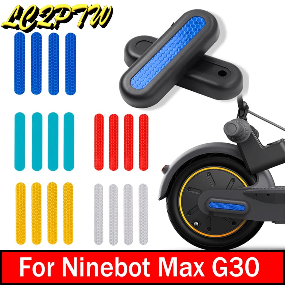 Couvercle et autocollants décoratifs pour fourche arrière Ninebot MAX G30 G30D, accessoires de remplacement pour Scooter électrique, coque de Protection des roues