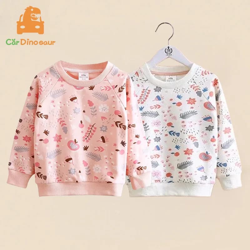 Sweat-shirt décontracté à manches longues et col rond pour bébé fille, mode automne printemps 2025, 2-4 5 6 7 8 9 10 ans