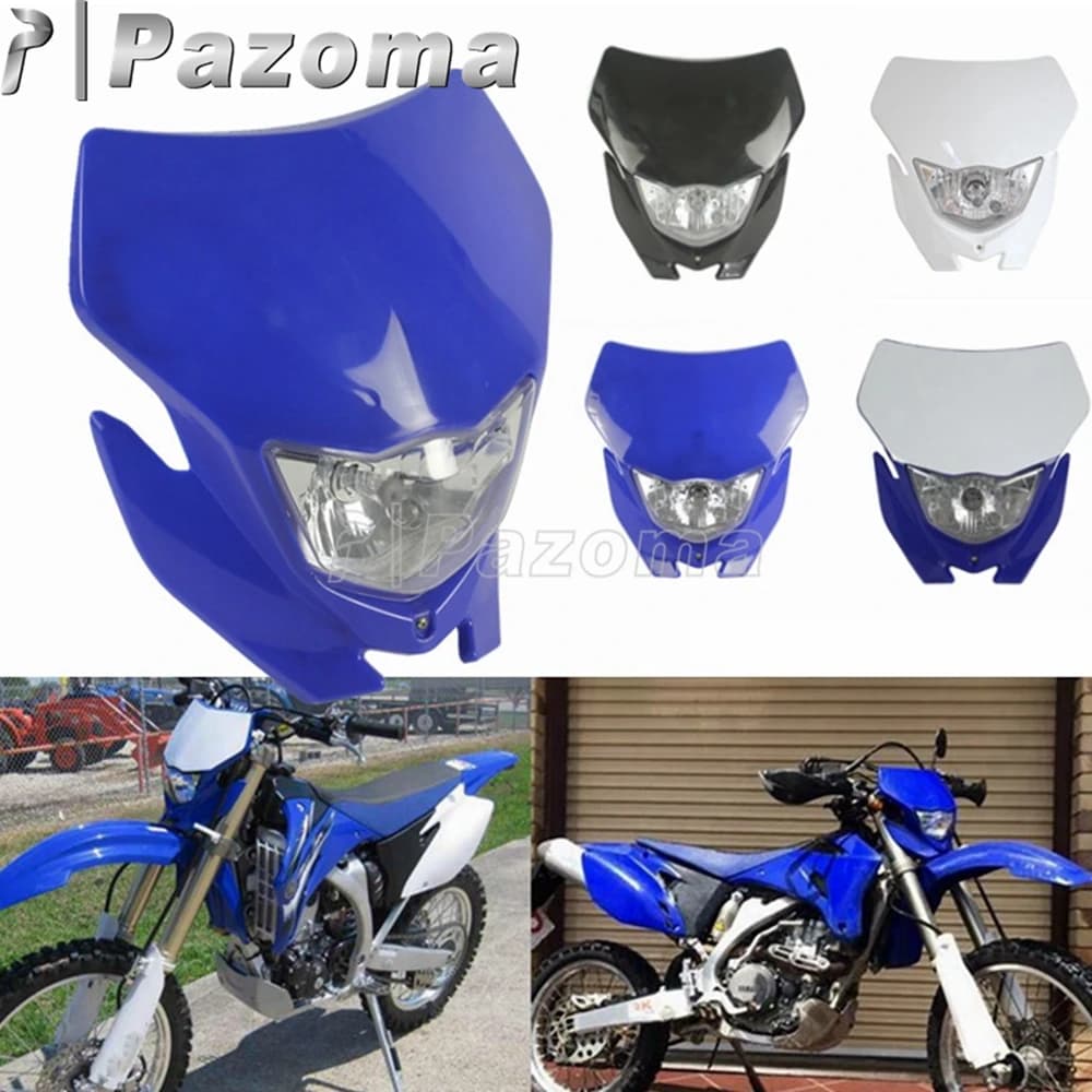 Phare avant pour Honda, Yamaha, Kawasaki, WRF, WR, YZ, TTR, WR, CRF, KLX