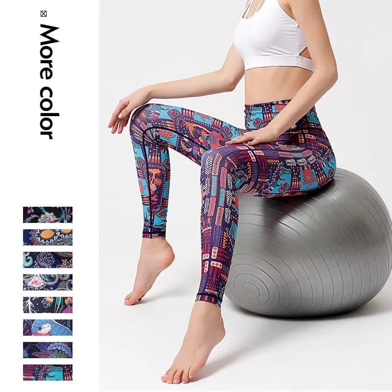 Cloud Hide – Leggings de sport imprimés pour femmes, pantalons de Yoga, de Fitness, de gymnastique, taille haute, collants longs, Sexy, de course, d'entraînement, grande taille