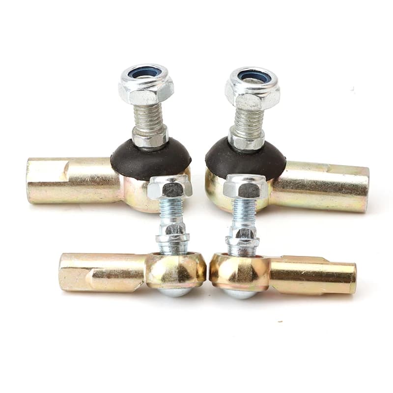 1 paire M8/M10 Kits d'extrémité de biellette de direction rotule adapté pour la chine 49CC 50CC électrique MINI ATV Go Kart Karting Buggy Quads pièces de vélo
