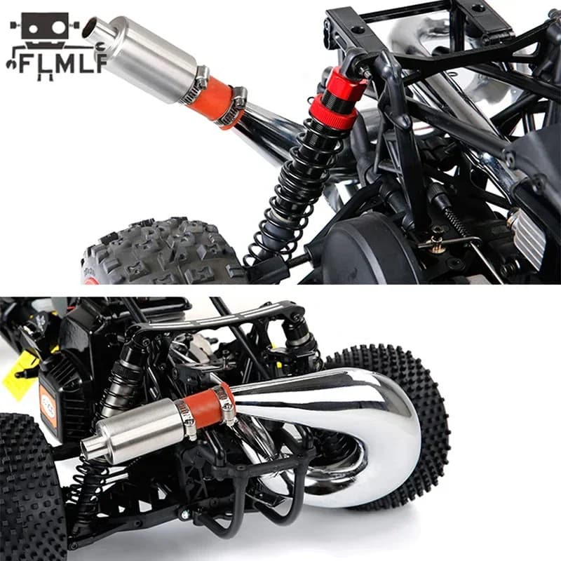 Kit de tuyau de silencieux de silencieux de gaz de voiture Rc, adapté à 1/5 HPI ROFUN BAHA ROVAN KM MCD BAJA 5B 5T 5SC Losi 5ive-t TDBX FS, pièces de Buggy
