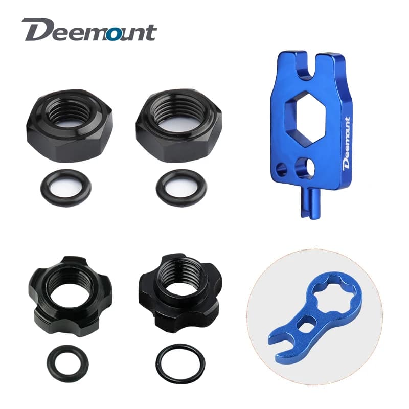 Écrous en aluminium pour vélo Schrader Presta, fixation de Valve, anneau fileté, rondelles d'arbre A/V F/V, autocollants de protection de jante