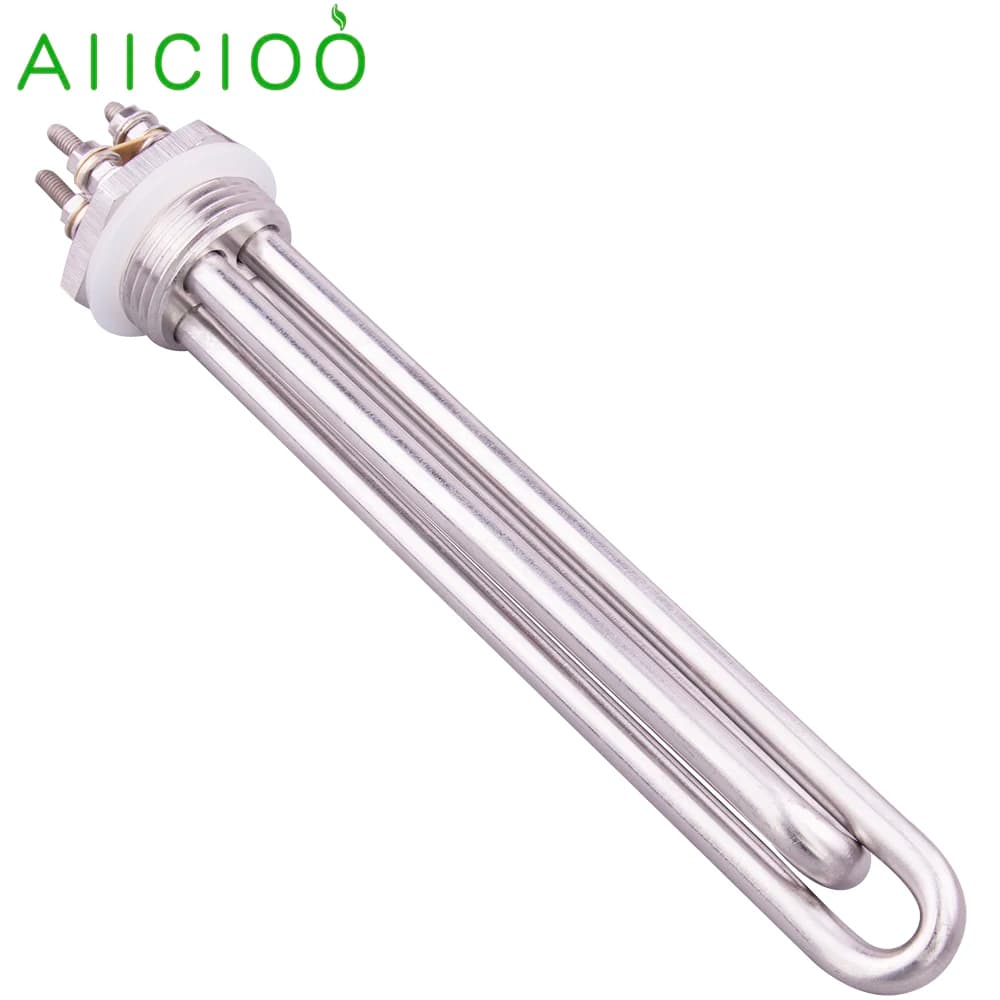 Élément chauffant par Immersion DN25, 1 pouce, DC 12v/24v/36v/48v, chauffe-eau solaire électrique tubulaire SUS304 300w 600w 900w 1200w 1500w