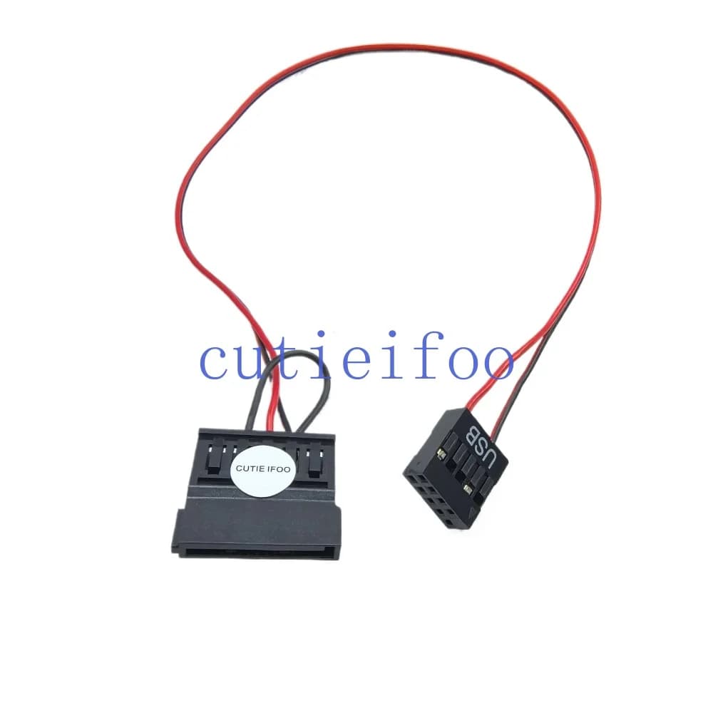 Câble d'alimentation USB 9 broches vers SATA, cordon d'alimentation, pour disque dur SSD de 2.5 pouces, carte mère Itx tout-en-un, 22awg, 35cm