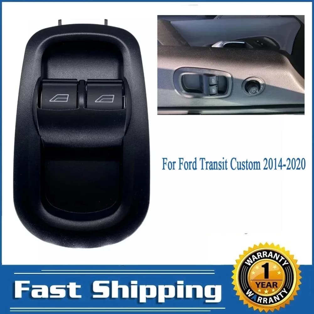 1791339 Interrupteur de commande de lève-vitre électrique côté conducteur, bouton de console 2029885 pour Ford Transit V-362 MK8 Custom à partir de 2014+