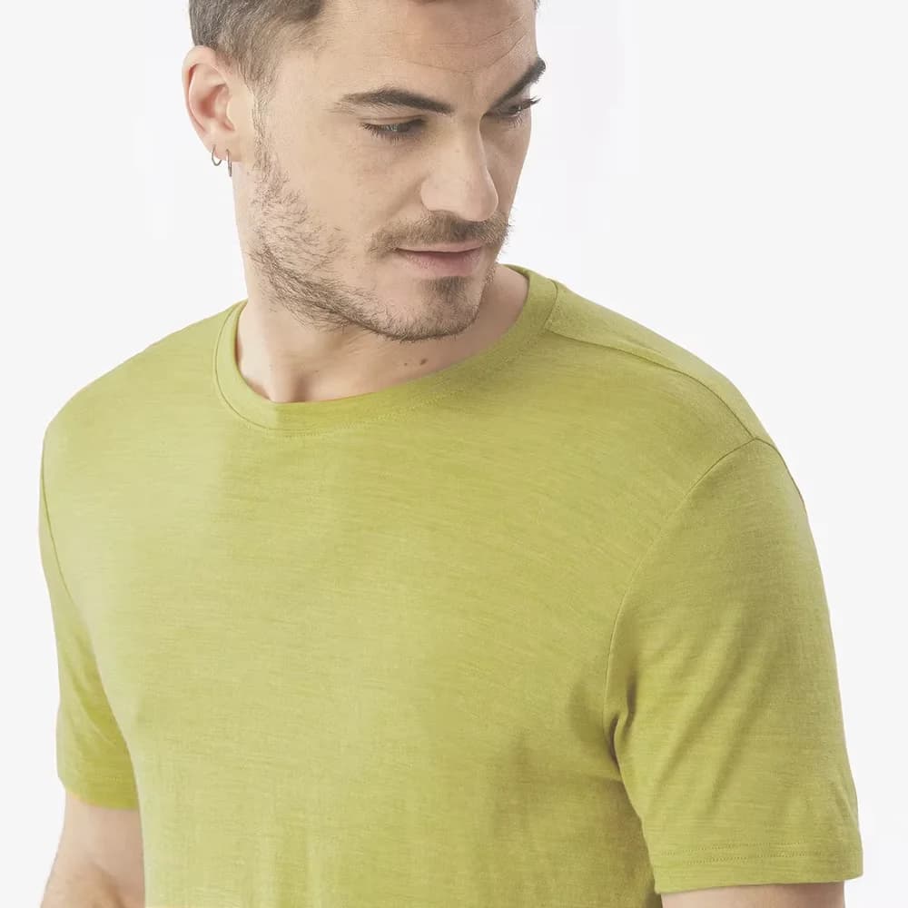 T-shirt de base en laine mérinos pour homme, 150 GSM, léger, respirant, à séchage rapide, anti-odeur, pour activités de plein air