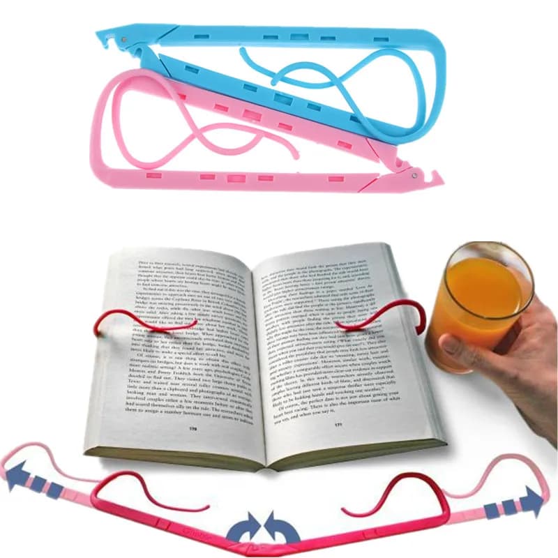 Support de lecture de livres, 1 pièce, serre-livres rose bleu, fournitures scolaires et de bureau, organisateur d'accessoires de bureau