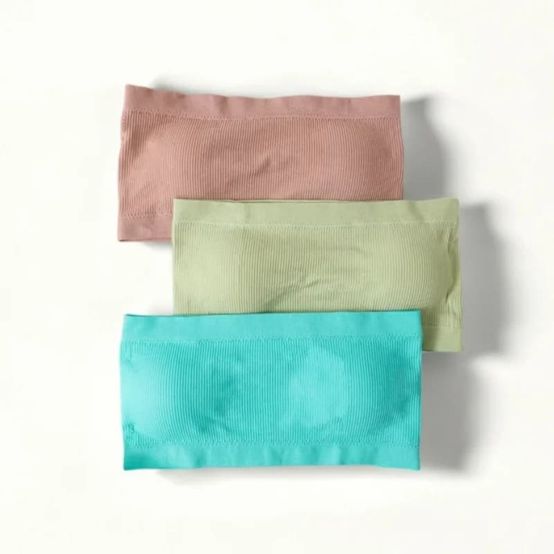 Hauts tubulaires sans couture pour femmes, soutien-gorge Push-Up sans bretelles, sous-vêtements Bandeau d'été, Lingerie Sexy, soutiens-gorge de sport, couleur unie, hauts courts