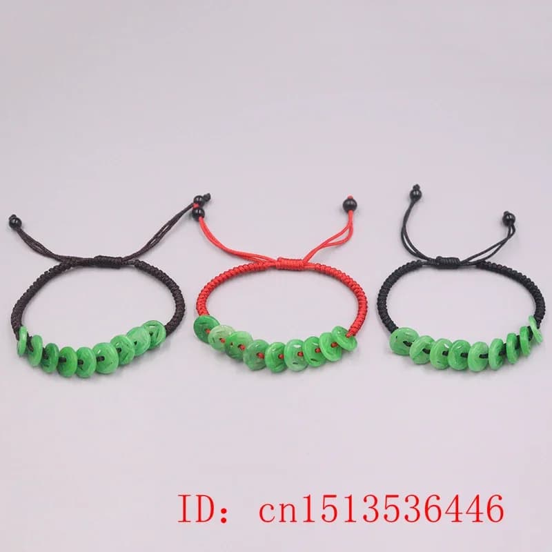 Bracelet en jade vert naturel personnalisé, bouton d'argent creux avec cordon rouge/noir/marron, meilleur cadeau pour femmes, nouvelle collection