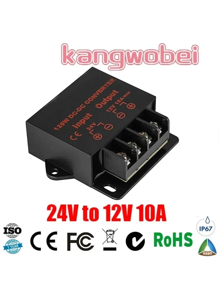 Convertisseur abati eur de voiture Sochi, régulateur de stabilisateur, module de 24V à 12 V, 10A DC