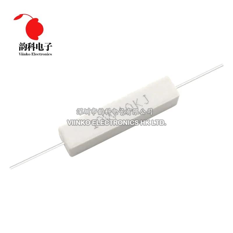 Lot de 10 résistances en ciment 10W 5% - Résistance de puissance 0,1 ~ 10K ohms (0,1R, 0,5R, 10R, 50R, 0,22, 0,33, 0,5, 1, 2, 5, 8, 10, 15, 20, 25, 30, 100, 1K, 2K, 3K ohms)