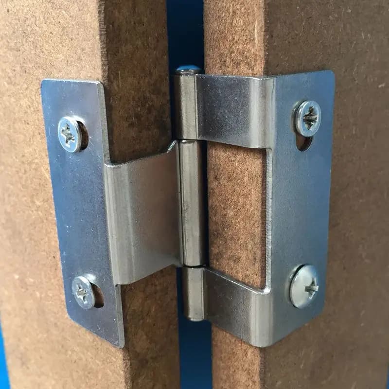 Bisagras rapDuty-Charnières de porte cachées invisibles, charnière pliante pour porte d'armoire de cuisine, porte en bois, 2 po