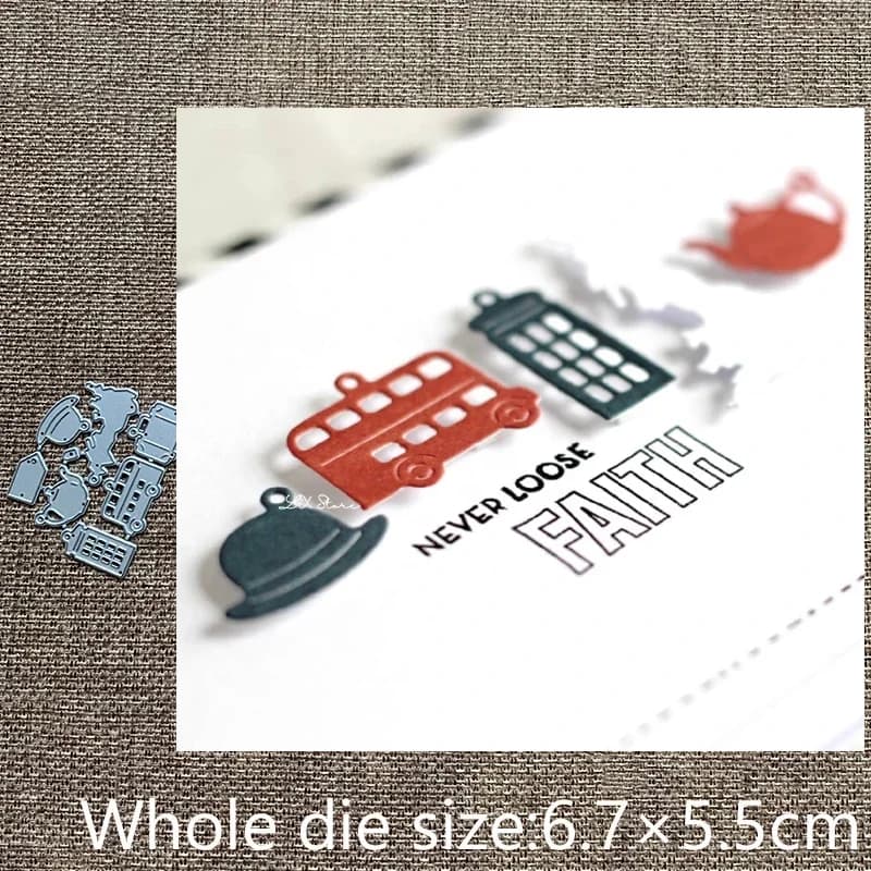 Moule de pochoir en métal, nouveau Design artisanal, matrices de découpe, mini accessoires de décoration, matrices de scrapbook, cartes d'album en papier, gaufrage artisanal