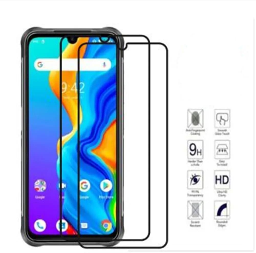 Verre de protection à couverture complète pour UMIDIGI Bison GT, verre trempé de protection pour UMIDIGI Bison 2021, protecteur d'écran