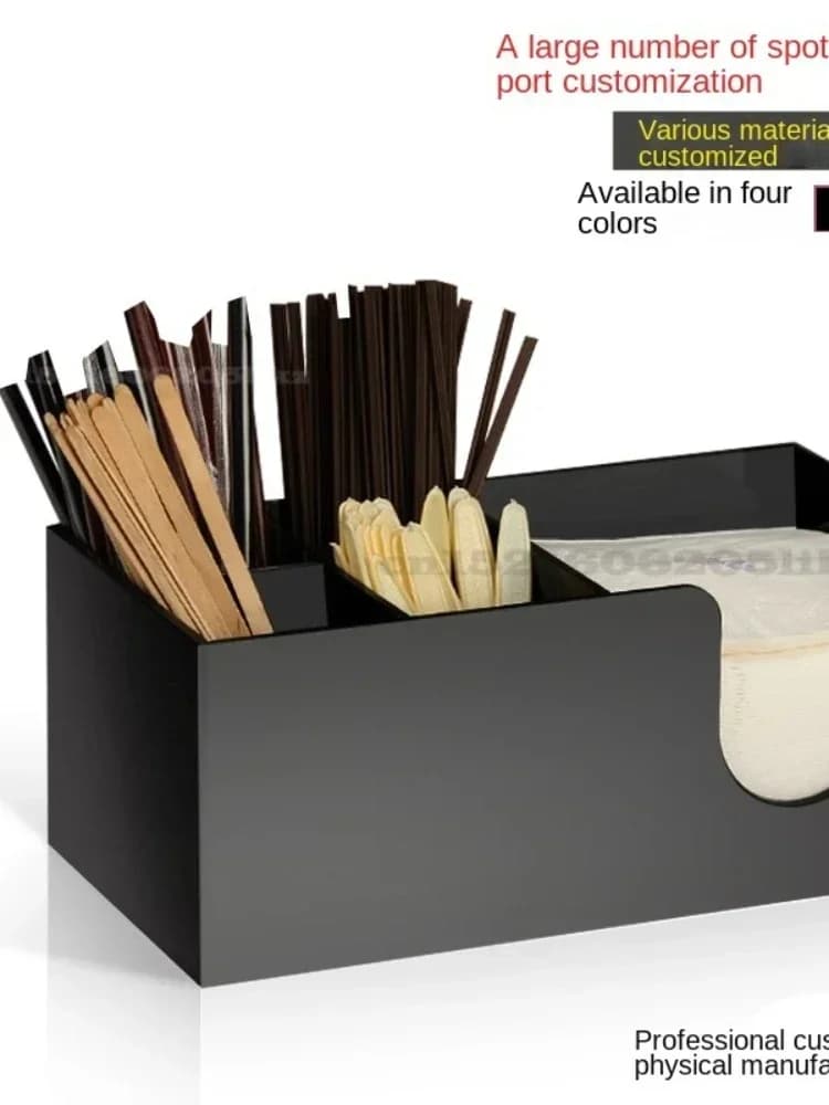 Support de rangement pour gobelets en papier jetables, incassable, organisateur de magasin de thé au lait, couvercle de comptoir de Bar et porte-canaille, utilisation multi-scènes