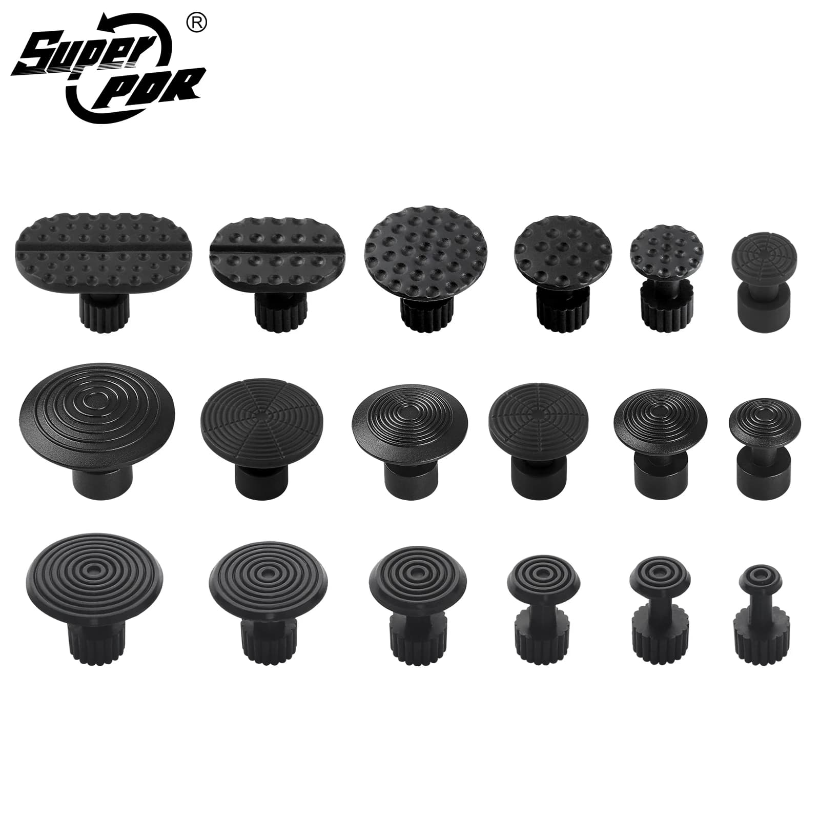 Onglets de colle PDR, outil PDR, joints de colle rouge, utilisation pour carrosserie automobile, débosselage sans peinture, outils auxiliaires, ventouse d'aspiration de champignons