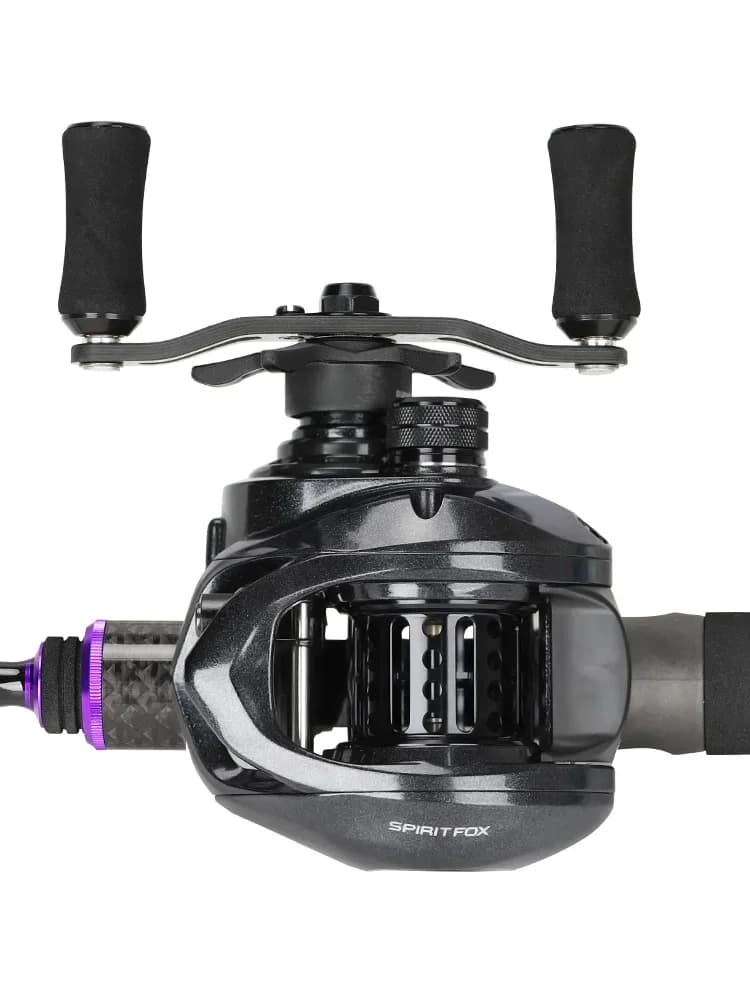 TSURINOYA-Moulinet de pêche Baitcasting ultraléger SPIRIT FOX 50, engrenage en laiton 7.3:1, polyvalent, ultra-lisse, 142g