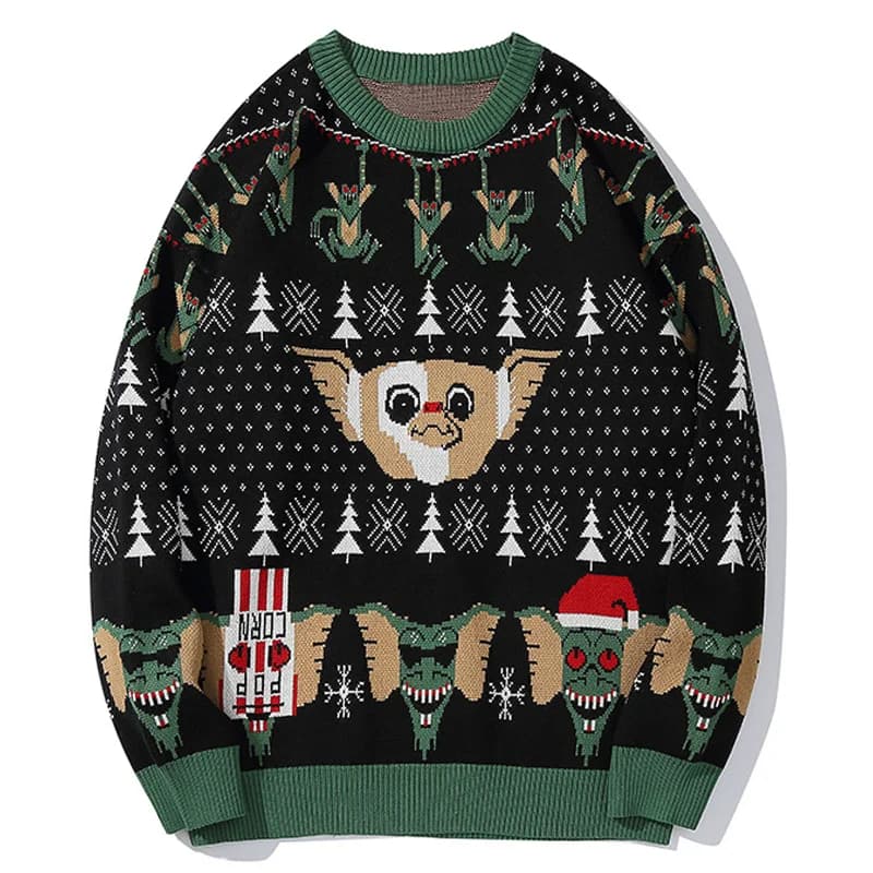 Pull de Noël Santa Elf pour hommes et femmes, pull drôle, pulls d'hiver, haut de vêtements d'automne, cadeau de Noël, Y-ly, 2023