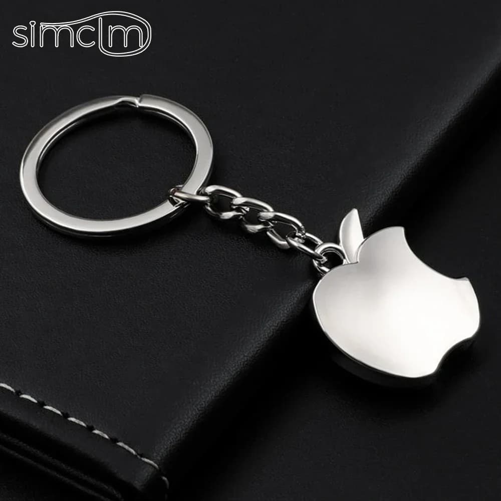 Liquidation vente Apple voiture porte-clés Gadgets pour hommes dentiste Costume pendentif porte-clés en métal pour hommes cadeaux porte-clés bibelot