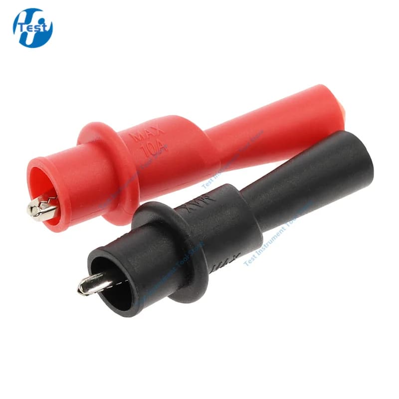 Pince de Test Crocodile, 2 pièces (1 paire), pour sonde de testeur multimètre 10A, nouveau