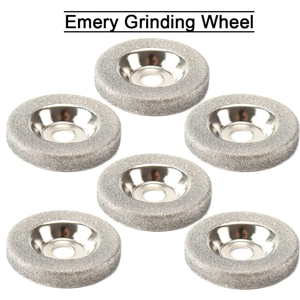1 à 15 pièces de meules diamantées de 50 mm, disques de meulage convexes, outil rotatif pour la coupe de pierre, pour un enlèvement ou une finition rapide.