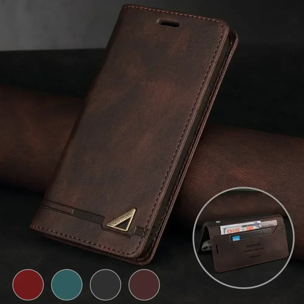Étui de luxe en cuir à rabat RFID pour Xiaomi Poco X8 Pro Max X3 NFC F3 F4 F5 X5 M4 8X C75 5G, compatible avec les modèles PocoX8 X7 F6 X6 M6 M7 M8 Pro X4 GT