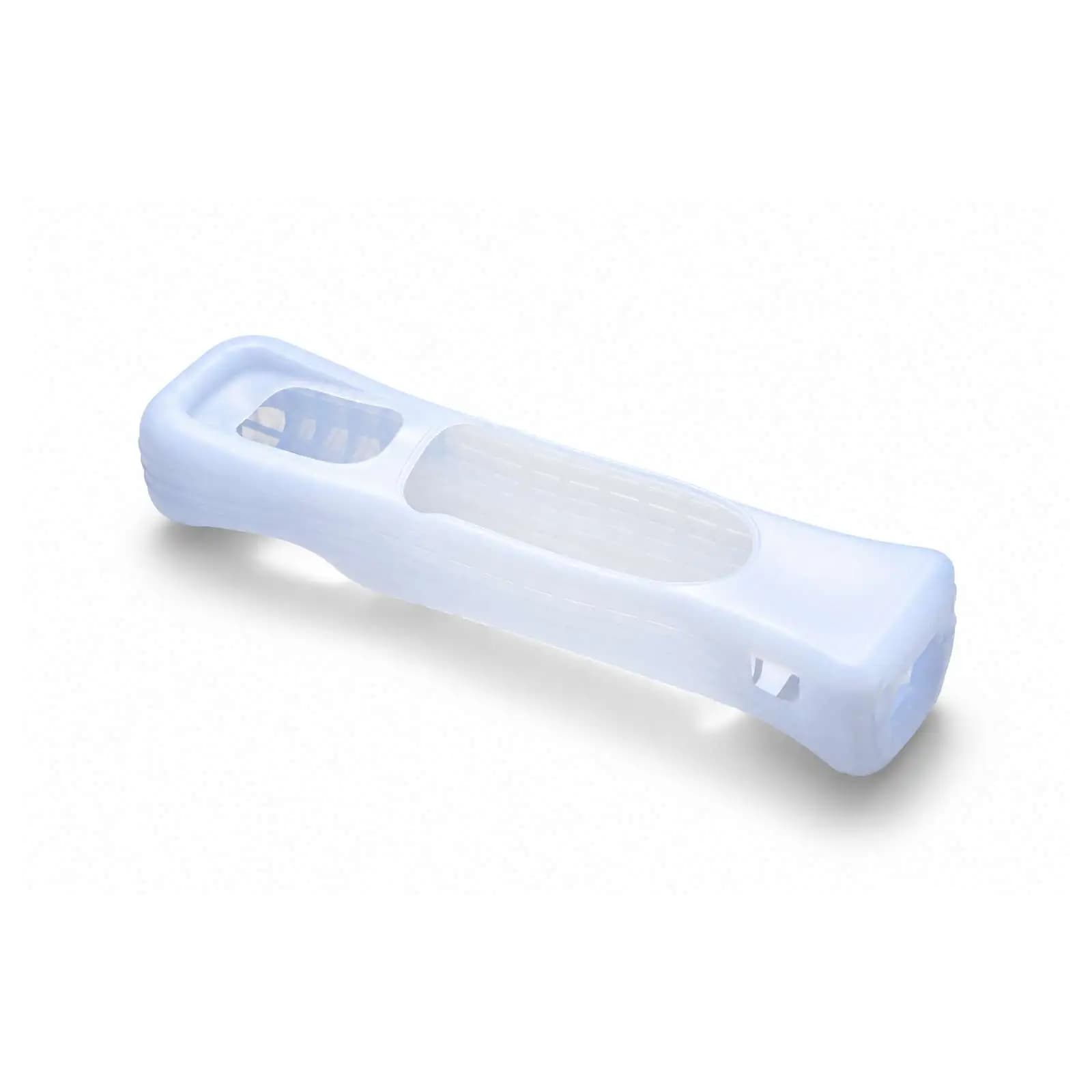Coque de protection en silicone anti-chute pour manette Nintendo Wii, coque souple, peau blanche, Motion Plus, nouveau