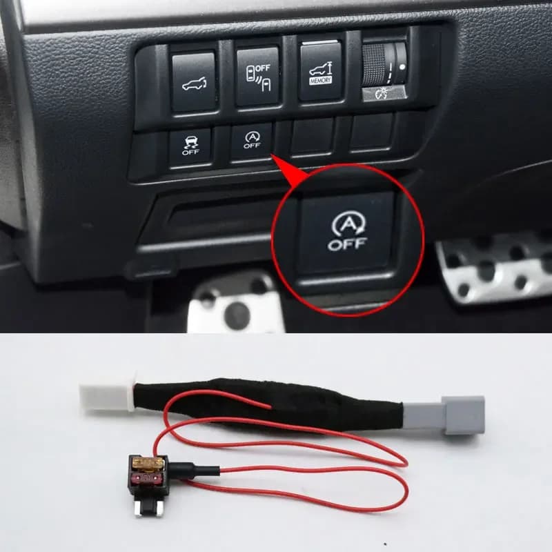 Système d'arrêt et de démarrage automatique du moteur de voiture, dispositif d'arrêt, capteur de commande, Subaru Outback BS 2015, 2016, 2017, 2018, 2019