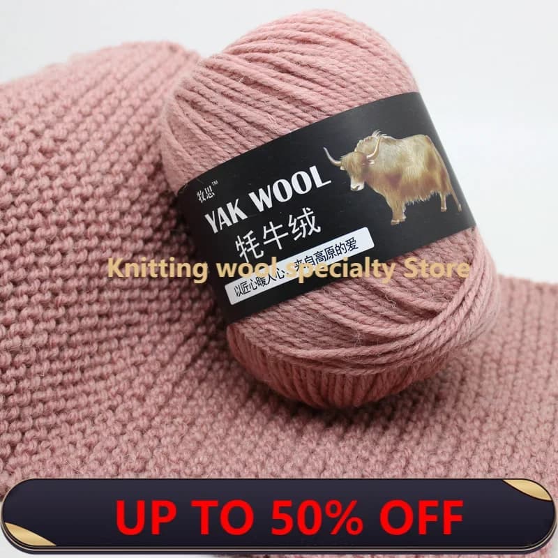 Fil de laine Yak tricoté à la main, 3 brins, tricoté à la main, moyen grossier, pull, manteau, écharpe crocheté, chapeau, vente en gros, 300g, 3 pièces