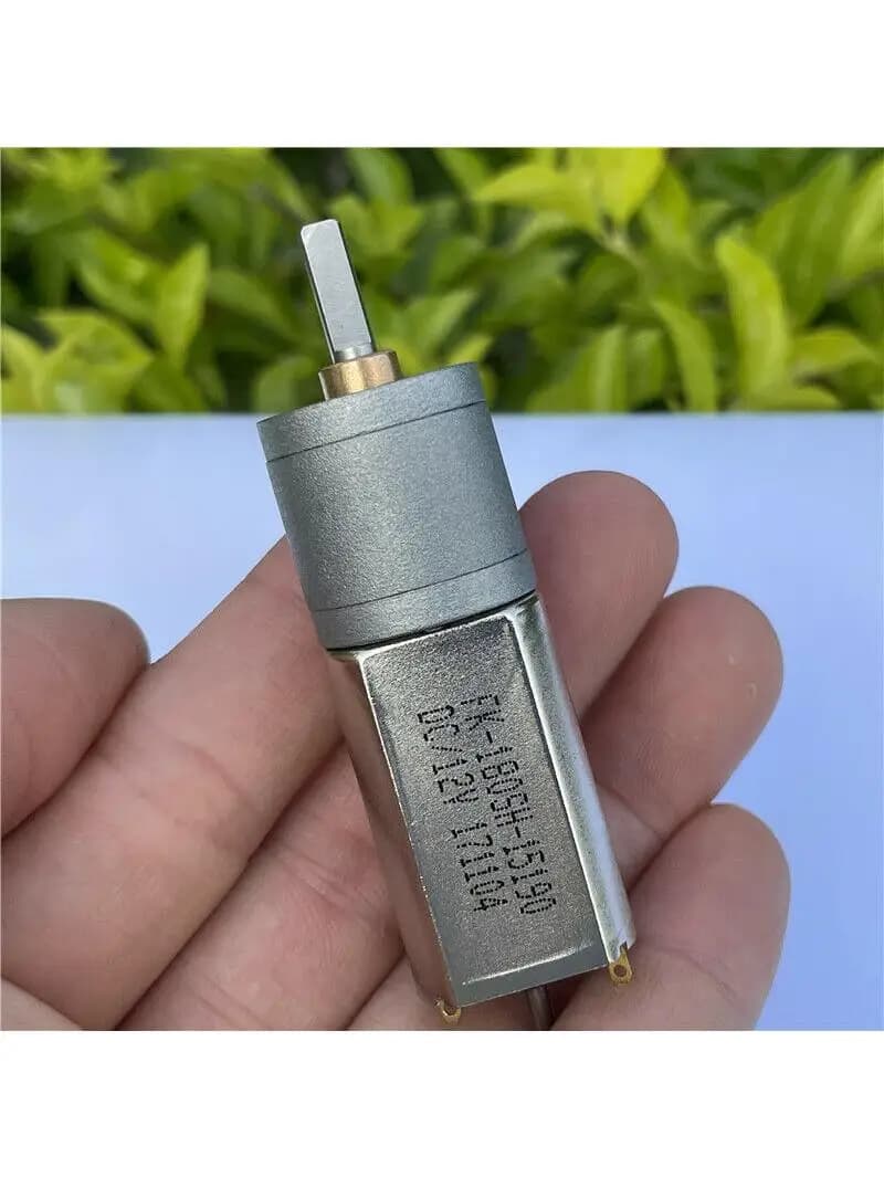 Moteur de réduction de vitesse de boîte de vitesses entièrement en métal Micro 20mm FK-180SH-15190 D-arbre touristes arbre DC 3V-12V 75 tr/min vitesse lente couple élevé
