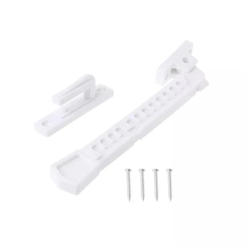 Attelle de fenêtre en ABS avec vis, serrure de ceinture de fenêtre, loquet de fenêtre de sécurité pour enfants, butée de position de loquet de séjour, nouveau