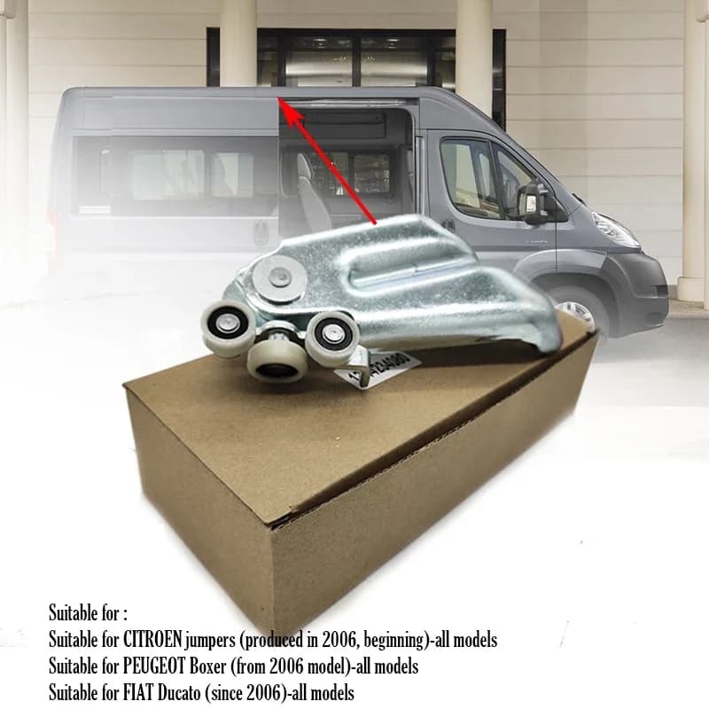 Rouleau de porte coulissante droit 1344234080 9033V3 9033.V3 pour FIAT DUCATO CITROEN Jumper 2006-