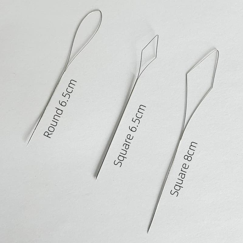 5 pièces/lot perruque-soie-top-aiguille d'injection accessoires de perruque boucles-aiguilles pour injecer les cheveux sur le dessus en soie